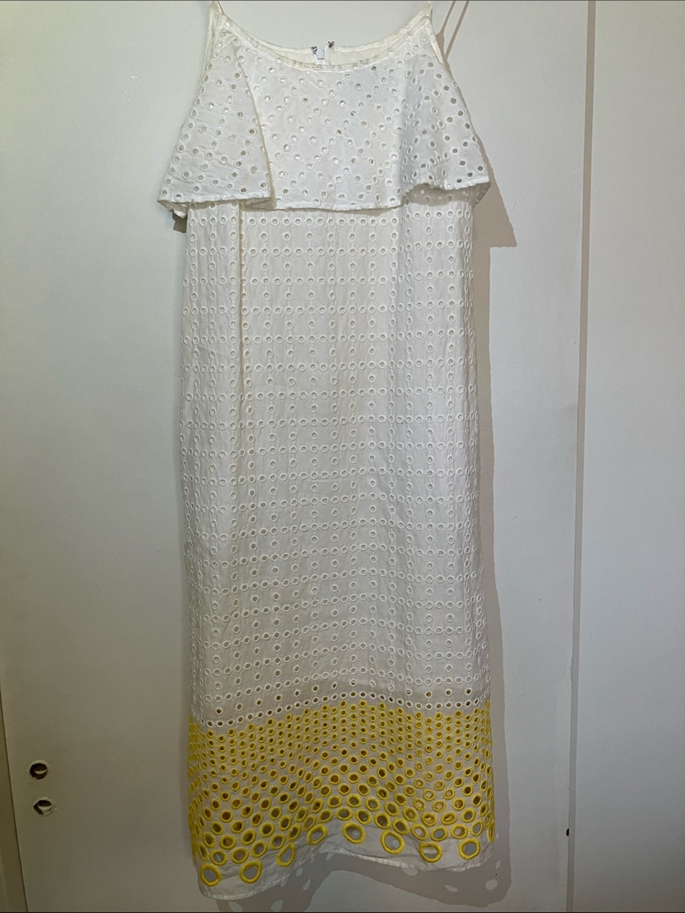 Lisa Perry Black Label white eyelet dress